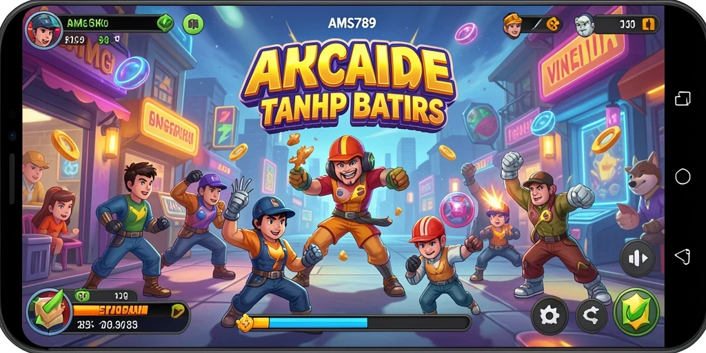 Tampilan gameplay seru dan penuh tantangan dari AMS789.