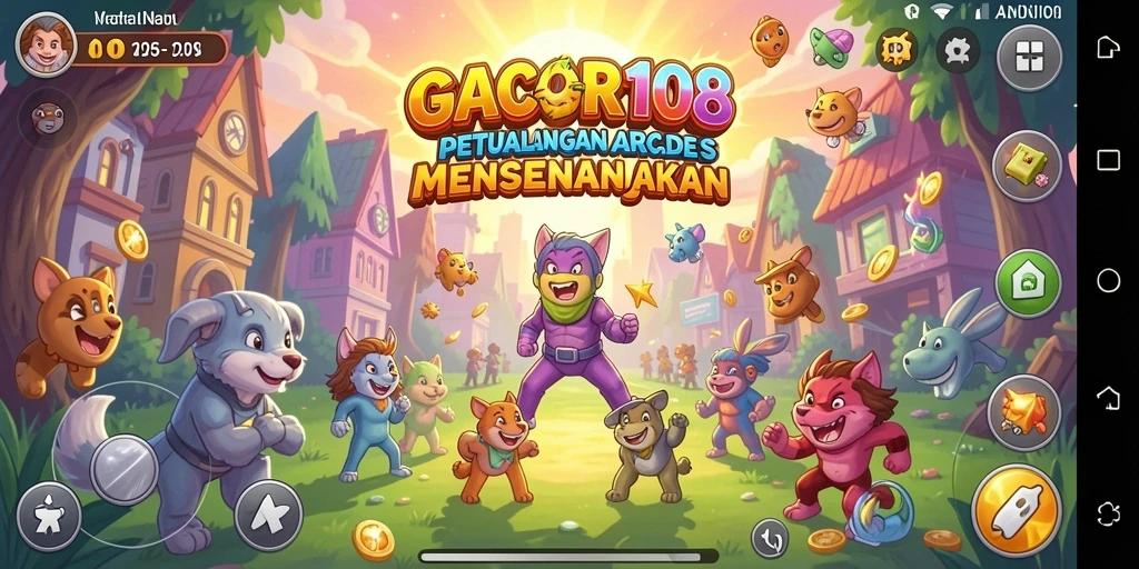 Screenshot utama GACOR108 menampilkan gameplay seru dari level menantang.