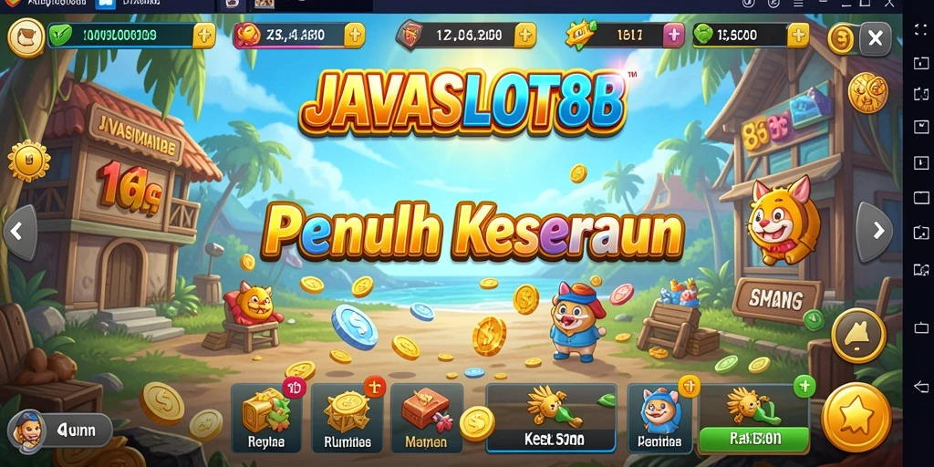 Tampilan gameplay JAVASLOT88 yang menarik dan interaktif.