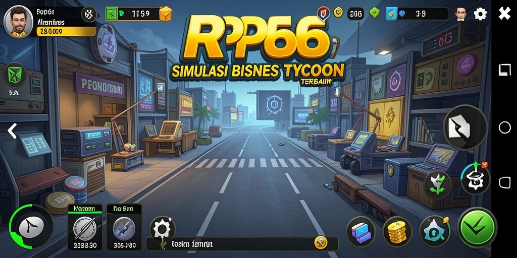 Gameplay RP66 menampilkan pengelolaan bisnis yang mengasyikkan.