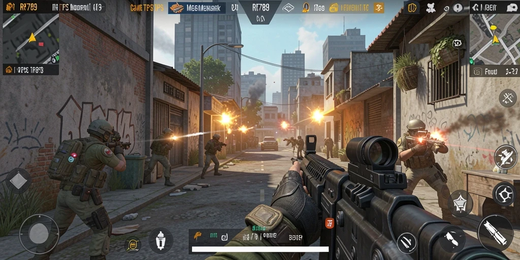 Tampilan gameplay TPS RR789 yang mendebarkan dan penuh aksi.