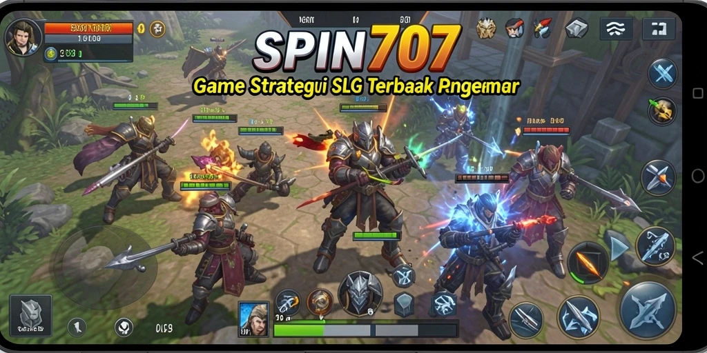 Tampilan gameplay strategis yang menarik di SPIN707.
