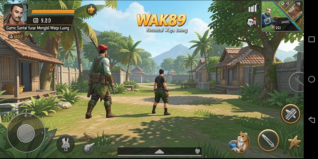 Screenshot gameplay WAK89 yang menunjukkan suasana santai dan menyenangkan.