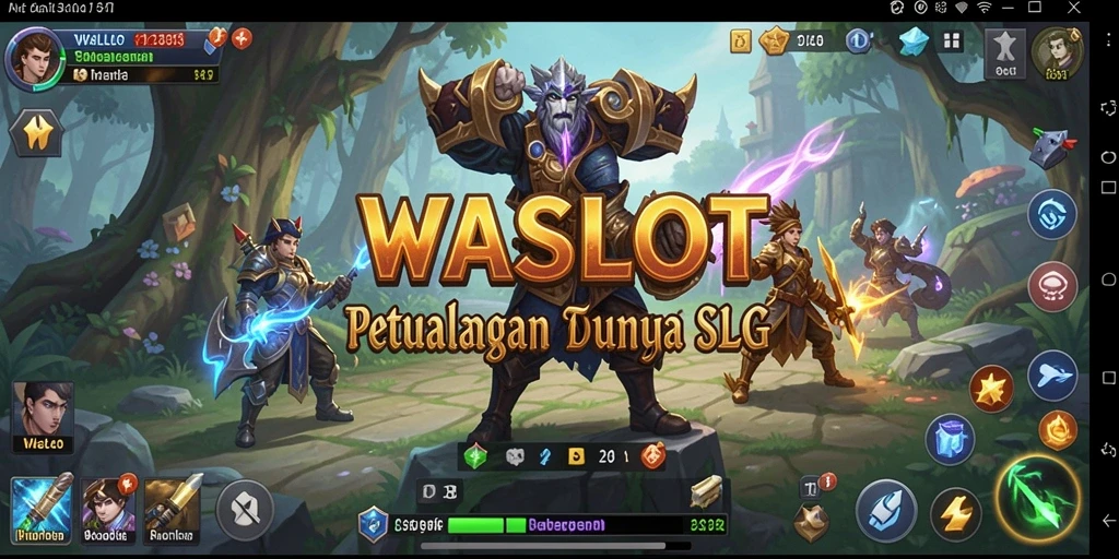 Tangkapan layar <strong>WASLOT</strong> menampilkan aksi strategi yang mendebarkan.